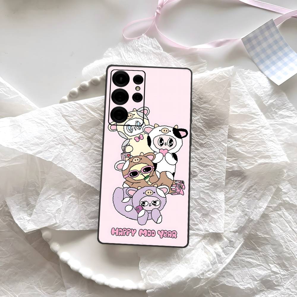 Cute Cartoon Esthers Bunny Phone Case For Samsung S 24 Fe 25 Ultra Plus 20 Lite 21 30 22 23 24 22 Ultra 5G Fundas
