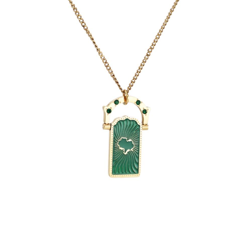 Gold-plated Women's Collarbone Chain Fashionable Y2K Neck Jewelry Card Pendant Necklace  Wedding