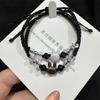 Cute Unique Resin Star Braided Couple Bracelets for Women Men Lovely Rabbit Cat Beaded Woven Bracelet Friendship Jewelry Gifts