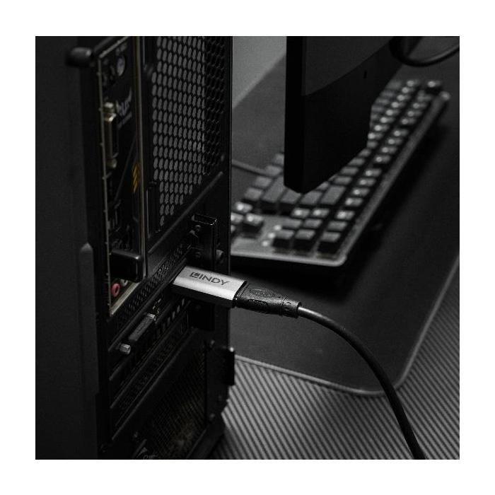 Adaptateur - LINDY - Dp To Hdmi 8k60 - DisplayPort 1.4 - Aluminium - 7680x4320 pixels