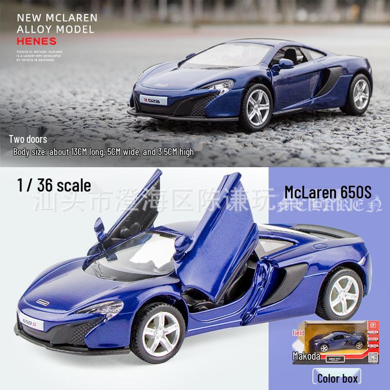 Mercedes-Benz G63 Alloy Land Rover & McLaren Pull-Back Metal Toy Car Set for Kids