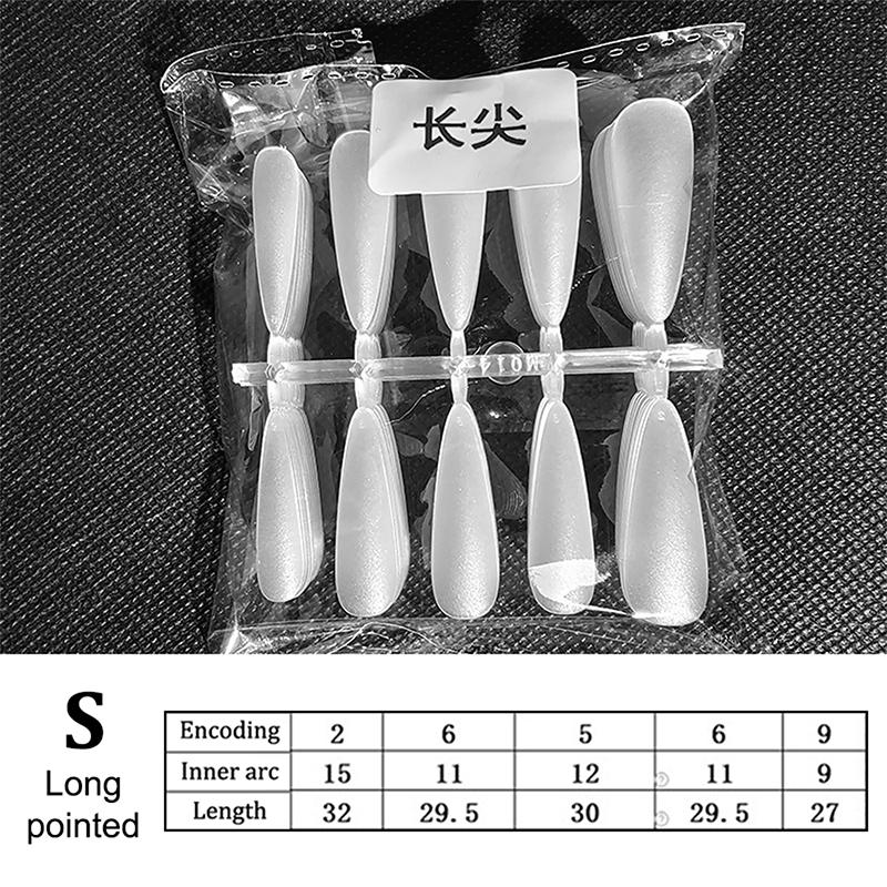 100Pcs Press On Nail Tips Full Cover Ultra-Thin False Nails Patches Gel Nails Extension System Clear Fake Nails Art Accessories