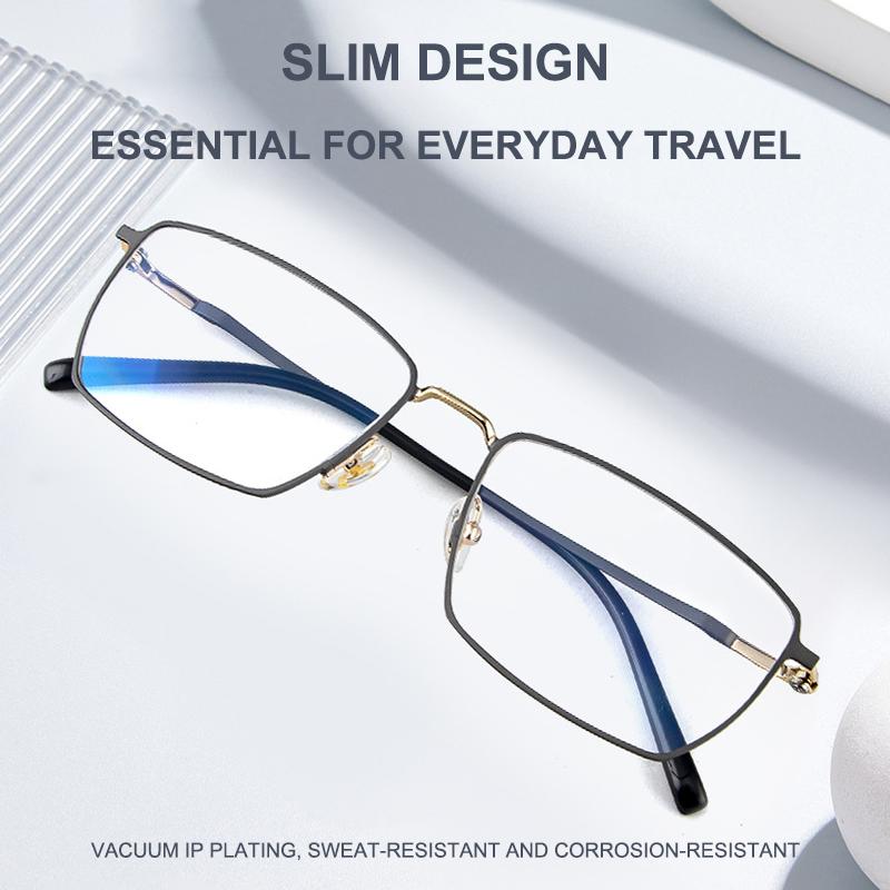 New Titanium Ultra-Lightweight Business Glasses Frames For Men Casual Sophisticated Gentleman Eyeglasses Vintage Fashion Eyewear