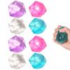 Masonry Ice Squishy Stress Balls-Polyhedron Diamond Sugar Balls Slow Rise-Sensory Fidget Toy for Kids Gel Filled Classroom
