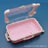 Simulation Cartoon Mini Suitcase Children Play House Trolley Case Storage Box Suitcase Small Toy Girl