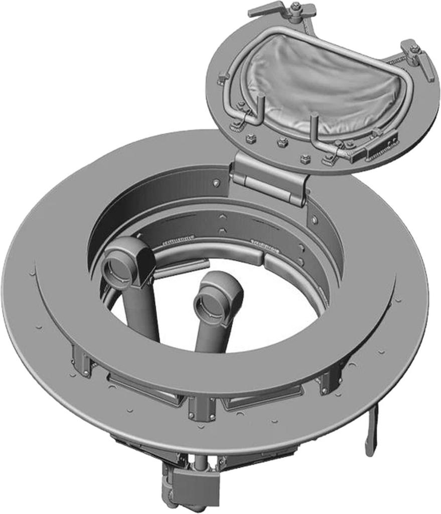 Rad Miniature WW2 German Observation Tank Type J Late Model Cupola with Crab Goggles Plastic Model Parts RDM35S45 1/35 Sturmgeschütz III/IV/IV
