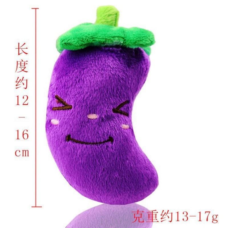 Plush Pet Toy Dogs Cats Durable Squeaky Carrot Shape Chew Soft Rabbit Fur Material Interactive Self-Entertainment