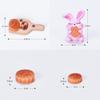 Adorable Diy Resin Rabbit Eat Mooncake Micro Landscape Decor For Mid-autumn Festival Celebration
