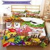 3pcs My Singing Monsters1 Pattern Bedding Set Duvet Cover Set Includes Duvet Cover &pillowcases, Perfect All Season Bedroom Decoration & Gift