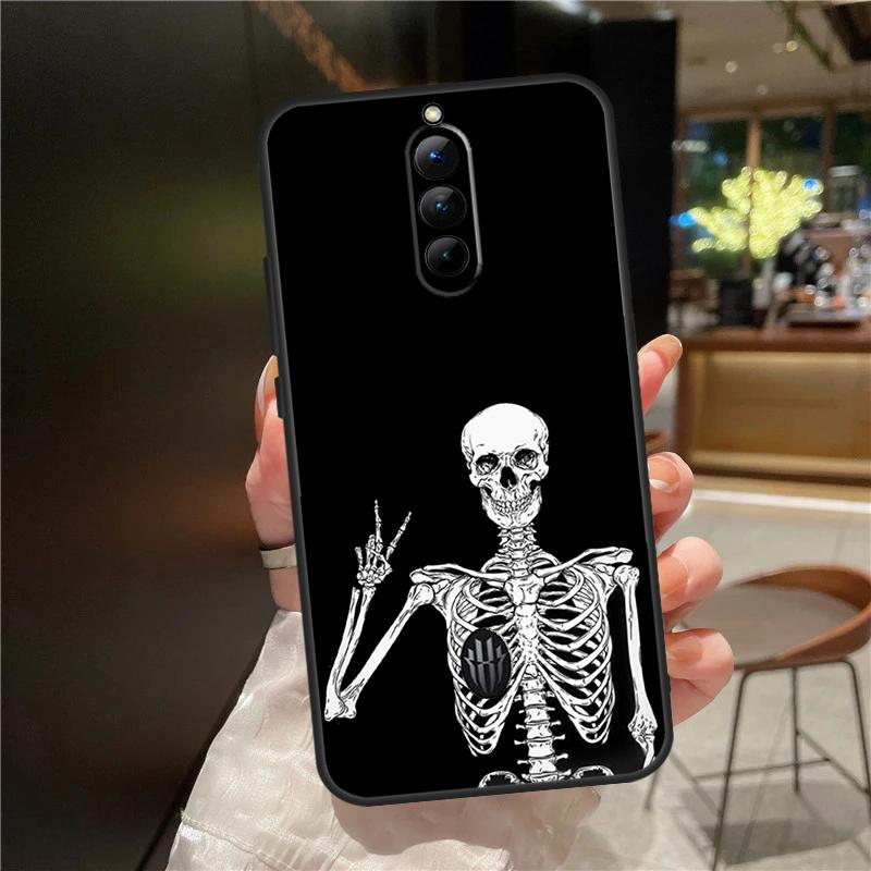 Aesthetics Skeleton Case For ZTE Nubia Red Magic 11 10 9 8 8S 9S 10S Pro Plus 6 7 6S 7S For RedMagic 10 Air Cover