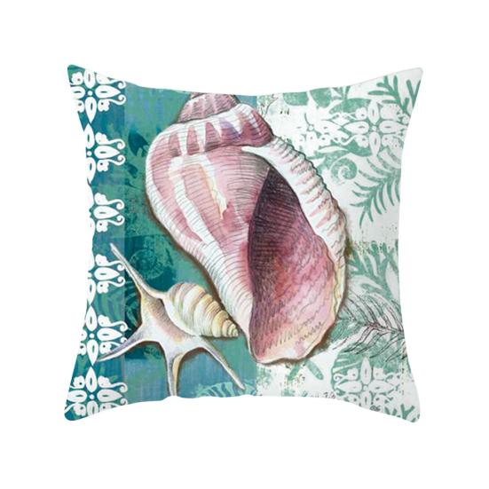 Ocean Starfish Mermaids Sea Turtle Soft Cushion Cover Pillow Case Home Decor