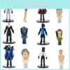 Skibidi Toilet Figure Set High Quality Pvc Material 12 Unique Characters Perfect For Collectors And Gifts Characters)