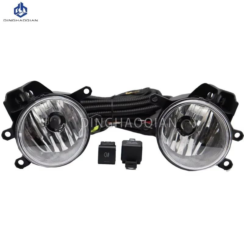 1 set Fog Lights Headlight for Toyota Camry 2018 2019 2020  Fog lights Car Fog Lamp Kit With Harness Bulb Switch