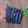 Unisex 6x/Set Awareness Create Change Bracelet Inspirational Silicone Wristbands