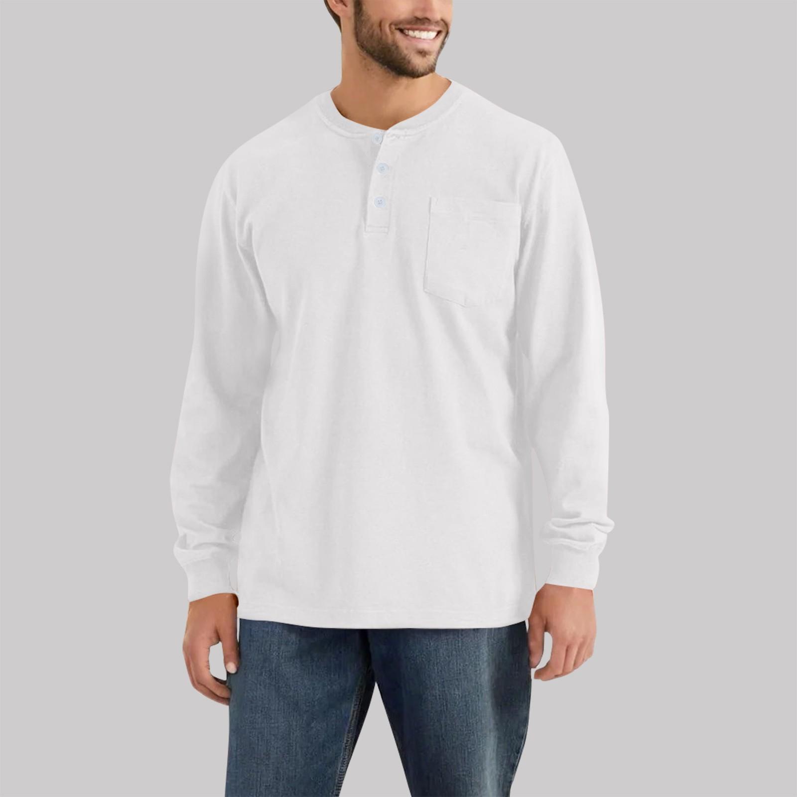 

Мужская повседневная мода, комфорт, однотонный круглый вырез, пуловер, толстовка, топы XL белый