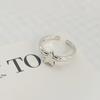 Fashionable Distressed Star Open Ring for Women - Sweet & Fresh Style