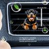 2D Flat Big-dog Car Vent Clip Decorative Diffuser (fragrance Not Included), Car Interior Decoration, Aromatherapy Clip, Ideal for Holiday Gifts