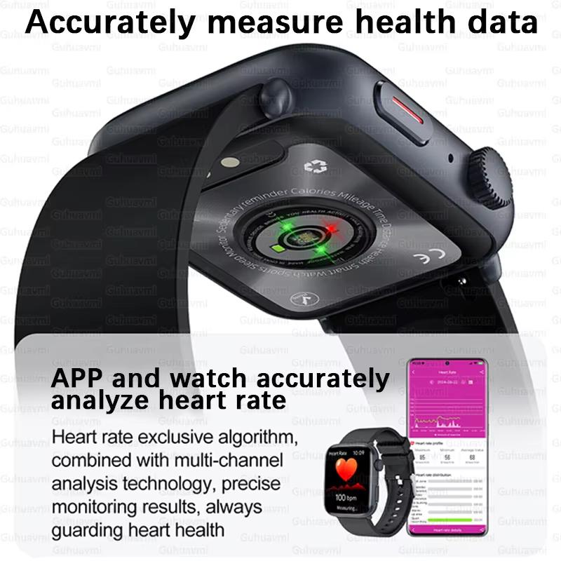 2025 New NFC Smat Watch Women 1.85-inch Blood Pressure Heart Rate Bluetooth Call Female Health Smarwatches Ladies for IOS Android