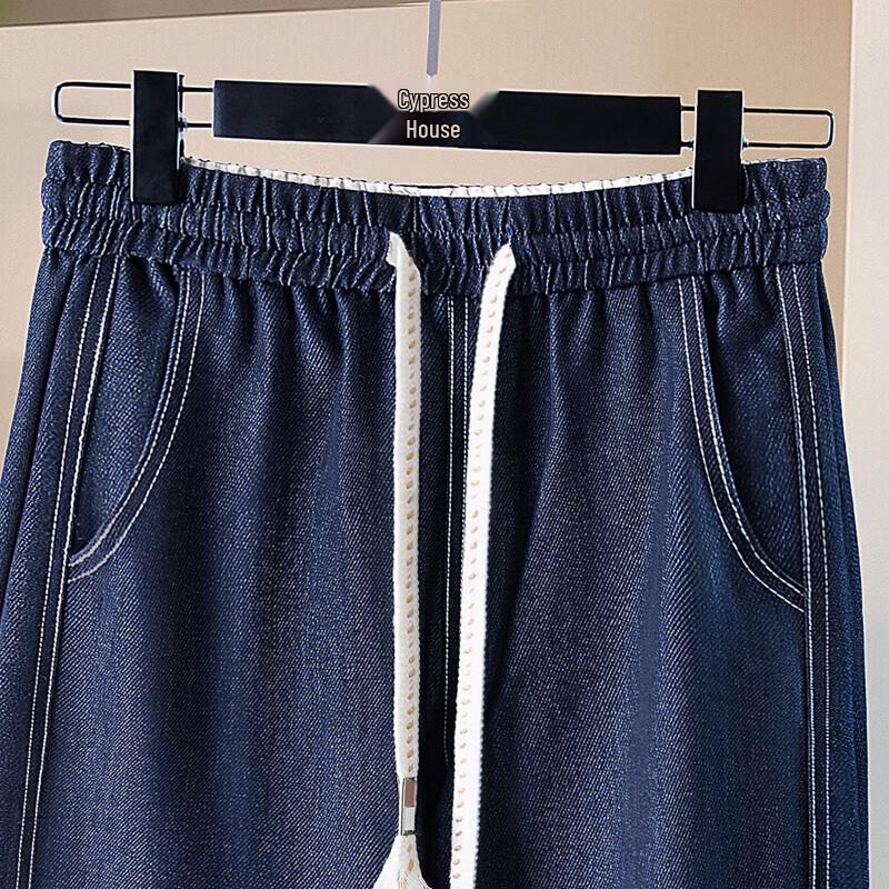 Sibaishai Women's High Waist Loose Fit Drawstring Casual Pants