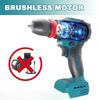 2 In 1 10MM Brushless Screwdriver Rechargeable Handheld Drilling Holes Power Tool Cordless Electric Drill Chuck