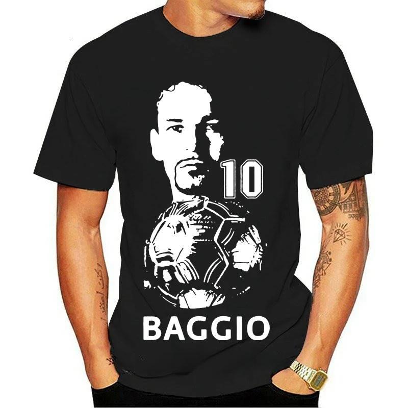 

funny Summer T Shirt Homme Short Sleeve Roberto Baggio Teenagers Casual T-shirt Mens clothing Casual Birthday Gift Top Tees 4XL