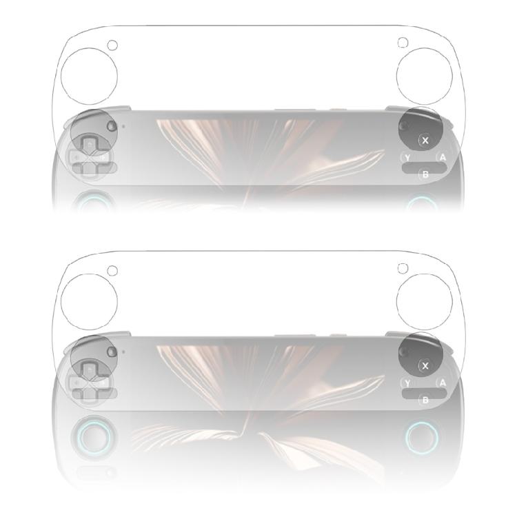 

Shatterproof Tempered Film Screen Protector Gamepad Full Screen Film Easy Installation for 5 Game Console 1