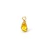 304 Stainless Steel Colorful Birthstone Jewelry Charms Mini Faceted Drop Pendant Necklace DIY Findings 10mm x 4mm, 2 Piece