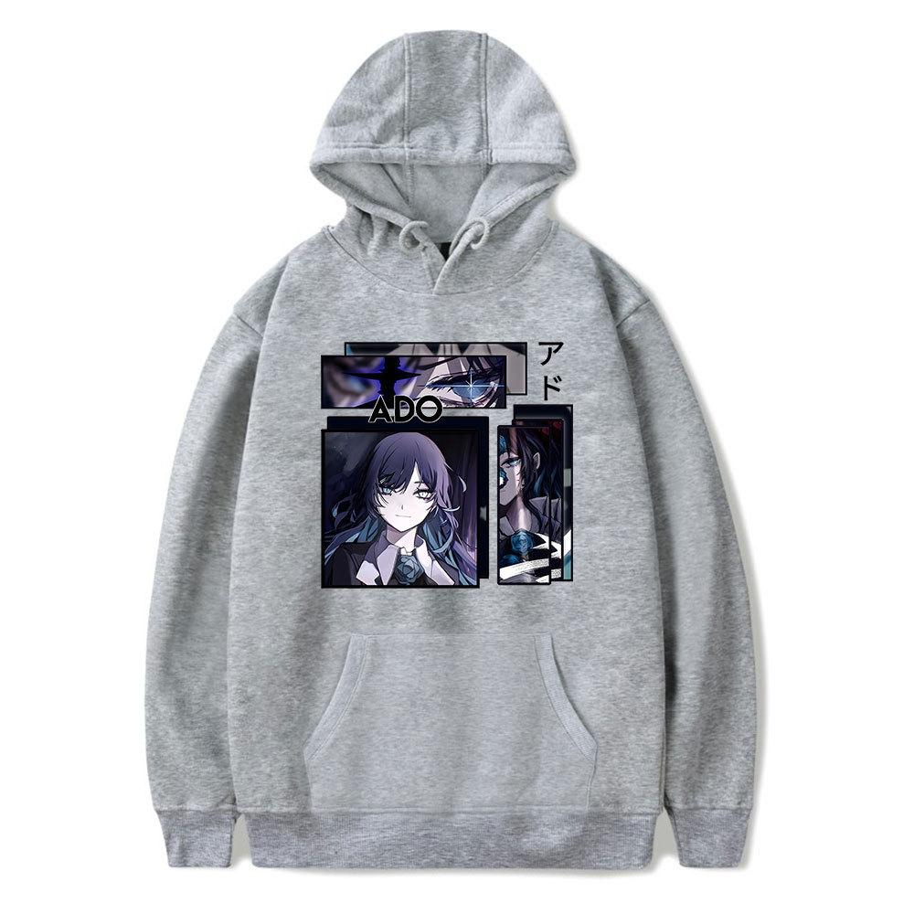 Ado Hoodies Men Women Harajuku Fashion Sweatshirt Autumn Pullover Loose Casual Sportwear Unisex Outfits