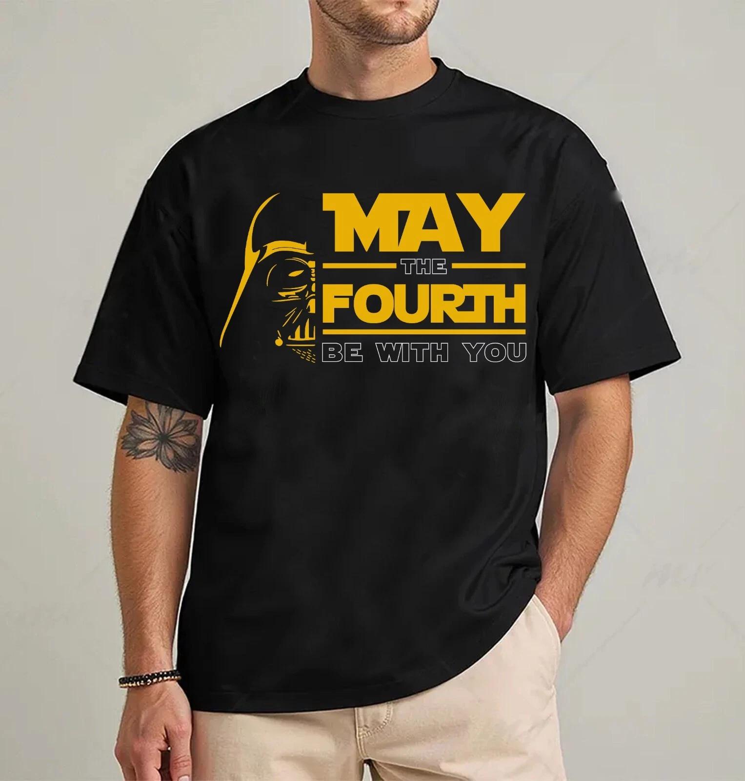 Star Wars Day Darth Vader May The Forth Be With You Unisex Adult Kid Tee XL