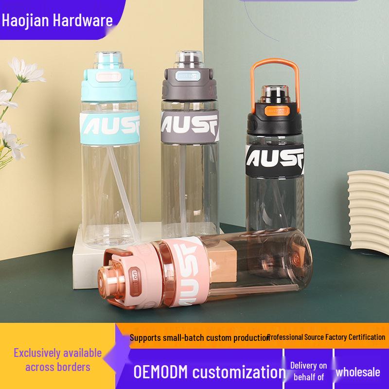 Fashionable Double-Mouth Pop-Top Sport Water Bottle