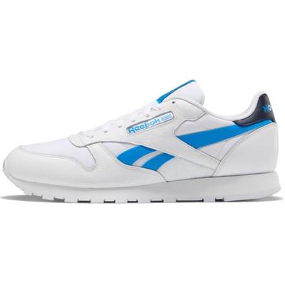Klasyczne Skórzane Białe Horizon Blue Sneakersy Unisex Vector-Navy FX2284