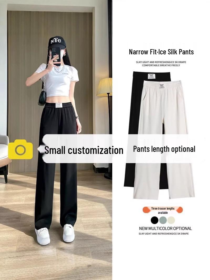 

Women s Wide-Leg Casual Fashion Pants - Harajuku Style L