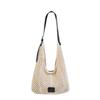 Korean Style Beach Vacation Bag for Women, Large Capacity Hollow Woven Bag, High-End Commuter Tote Bag