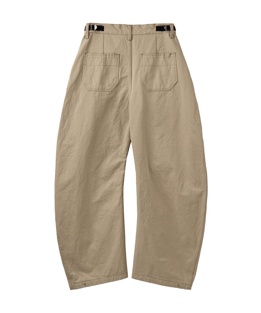 AREUBAN Triple Leaf Curved Pants_Triple Beige