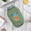 Autumn/Winter Warm Pineapple Pattern Windproof Cotton Pet Clothes for Small/Medium Dogs & Cats