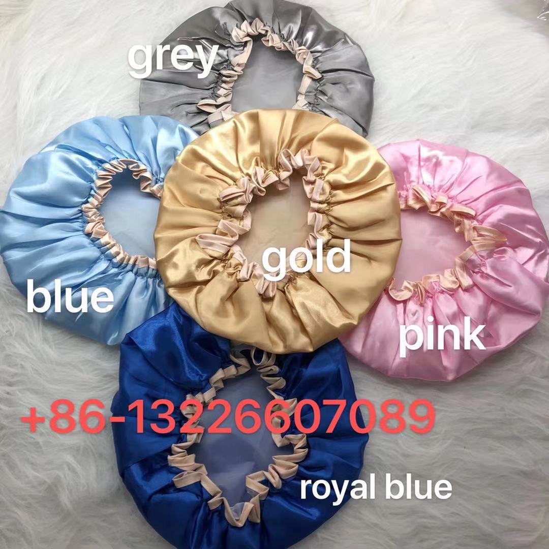 Waterproof Shower Hair Bonnets Double-layer Bonnet