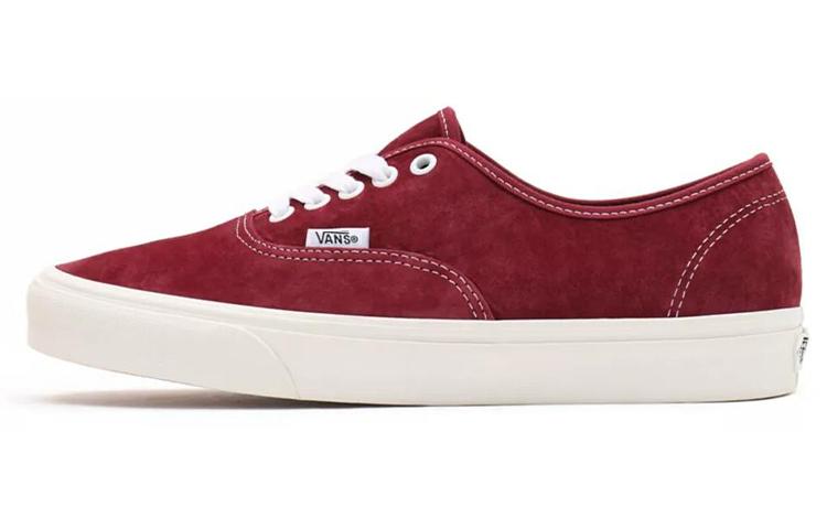 Vans Authentic Износостойкие Нескользящие Минималистичные Повседневные Скейт-Ботинки Глубокий Красный VN0A5HZS9G8 40