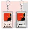 Heiße Französische Marseille Rapper JUL Musik Schlüsselanhänger für Frauen Zubehör Tasche D&P À Vie Lieder Playlist Code Schlüsselring Schmuck Fans Geschenk