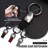 DROQ8 3D Metal Car Key Holder Keyring Keychain Auto Interior Decoration For Skoda octavia a5 a4 mk1 2 fabia superb rapid mk3 yeti 2006