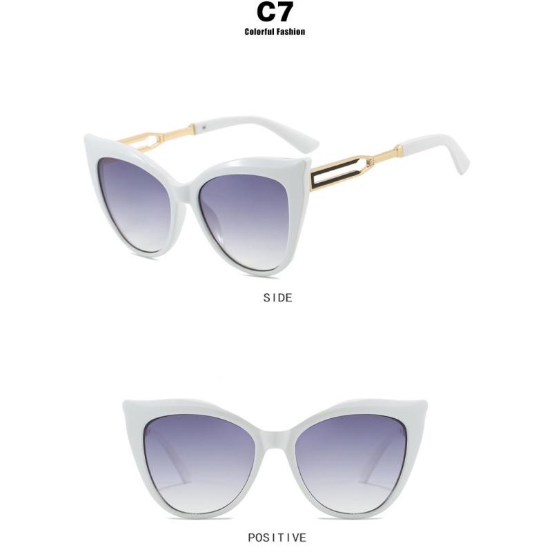 Women's sunglasses, cat eye color matching sunglasses, large frame sunglasses.