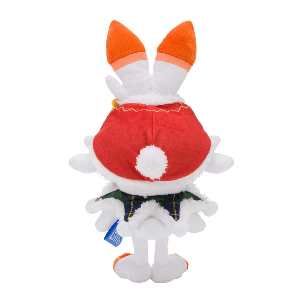 Pokémon Center Original Plush Toy Pokémon Christmas Wonderland Scorbunny 21 x 17 x 10 cm (H x W x D)