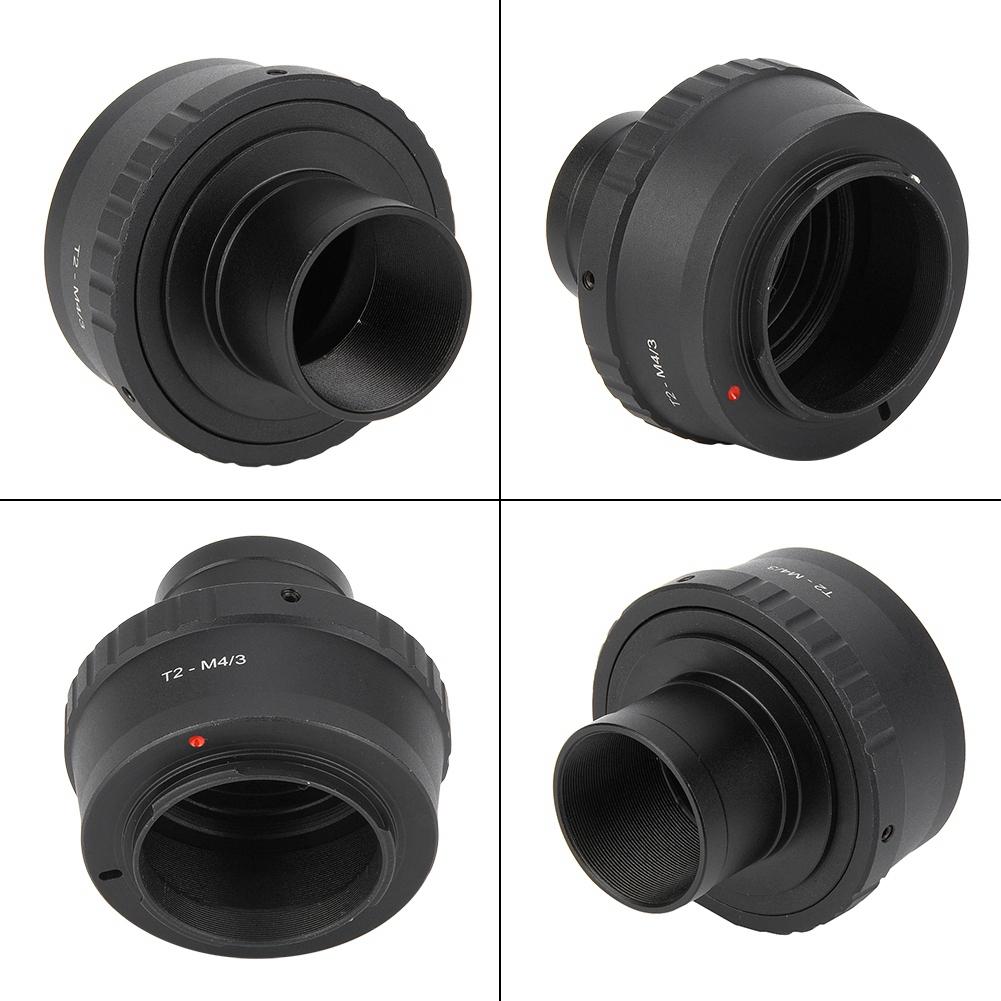 T2 M4 3 Metal 1.25 inch Telescope Mount Adapter Ring to for Olympus M4 3 Camera