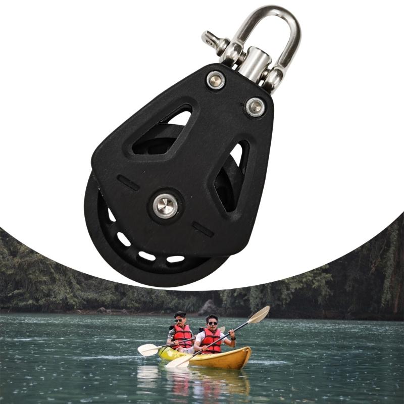 Durability Rotatable Marine Pulley with High Load Capacity Block Sheave for Rope Handling and Fitness Training