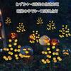Garden light solar outdoor waterproof Halloween decoration pumpkin illumination 2-piece set automatic on off energy-saving lighting stylish decorative