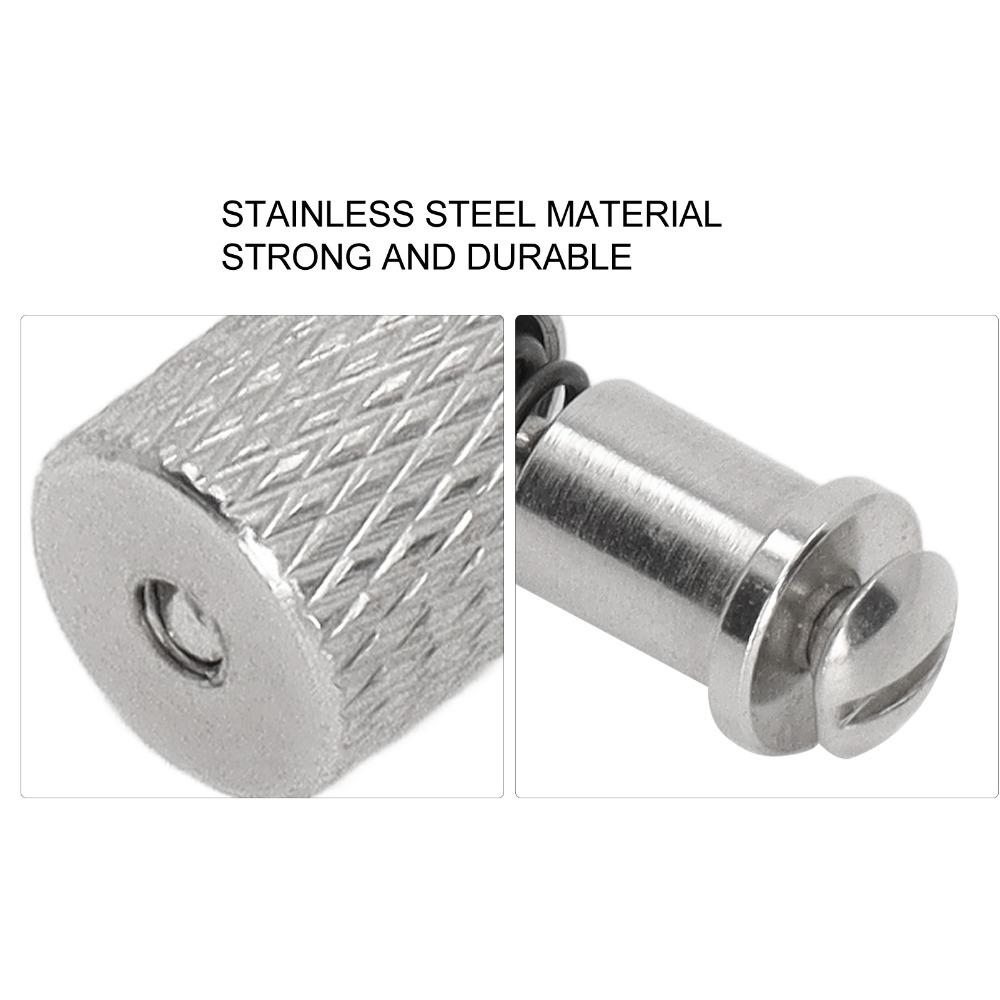 5Pcs Stainless Steel Spring Foot Clamp Strong Durable Presser Foot Change Screws  Sewing Machine