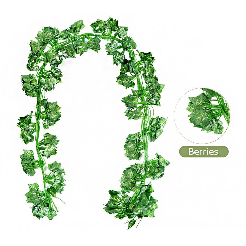 Simulation Grape Leaf Vine Vine Decoration Green Leaf Vine, Simulation Plant Leaf Vine Ceiling Green Plant Creeper