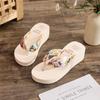 Flip Flops Beach Platform Slippers Casual Outer Wedge Sandals