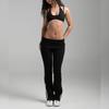 Yoga suit, trousers folded waist, flared pants, beauty back, bra, underwear, running Pilates two-piece set