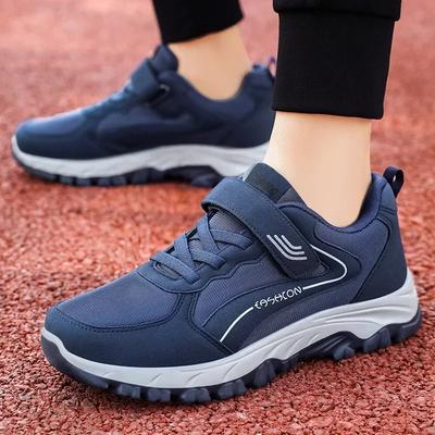 Middle Aged and Elderly Sports Shoes Sneakers for Man and Women Spring New Casual Couple's Velcro Walking Shoes
