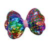 1pc Laser Sequins Bow Hair Clips Girls Children Headdress Bangs Side Duckbill Clip Sweet Cute Hair Styling Accessories Hairbands